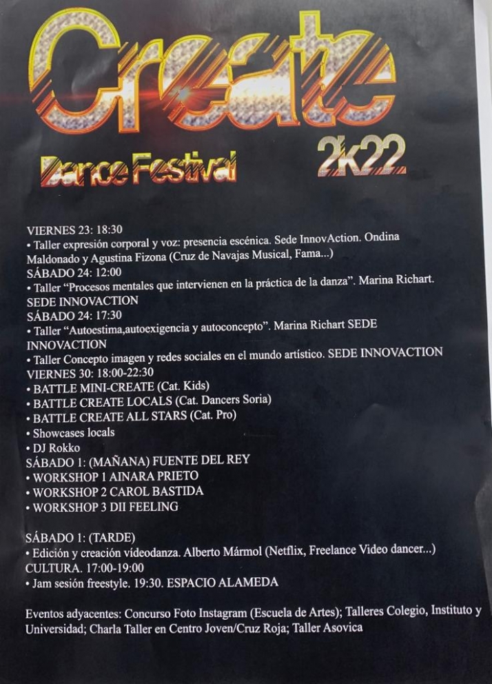 El &lsquo;Create Dance Festival&rsquo; reunir&aacute; en Soria "a los Messi y Cristiano Ronaldo de la danza urbana" | Imagen 1