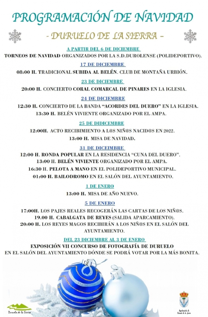 Las Navidades en Duruelo: celebraciones, mucho deporte y belenes vivientes | Imagen 1