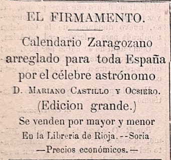 &iquest;Qu&eacute; se anunciaba en los peri&oacute;dicos de Soria en 1882? | Imagen 11