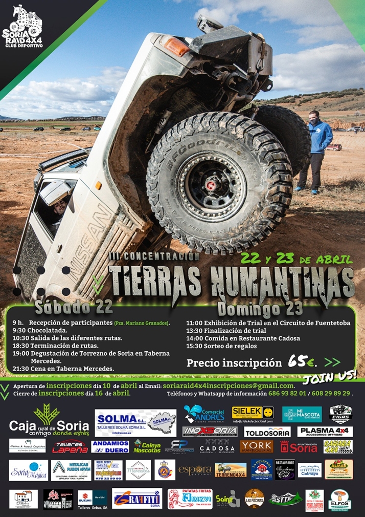 Concentraci&oacute;n 4x4 &lsquo;Tierras Numantinas&rsquo;: rutas por la provincia, una exhibici&oacute;n y m&aacute;s de 150 inscritos | Imagen 1