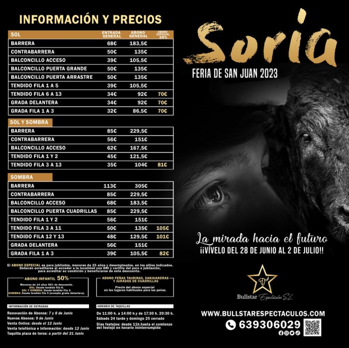 Feria Taurina de San Juan 2023: Cartel, abonos, precios y horarios | Imagen 1