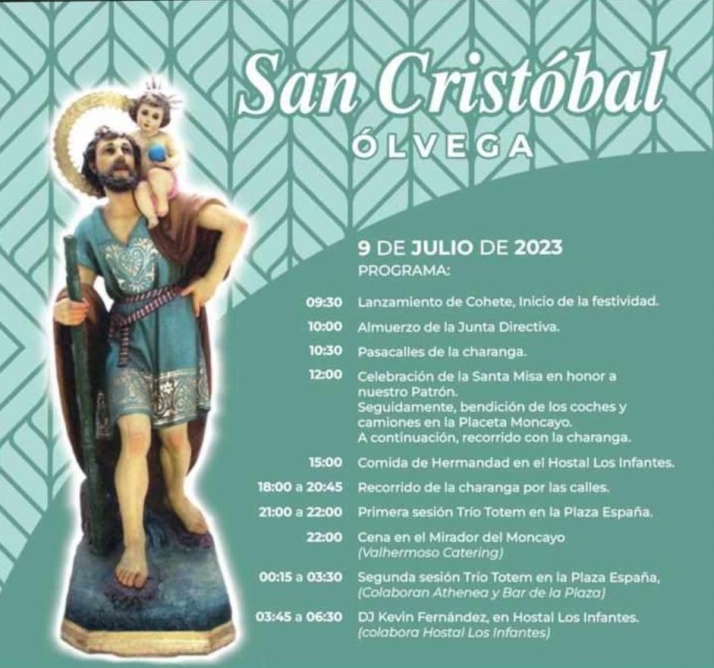 Previa de las fiestas de San Crist&oacute;bal en &Oacute;lvega: bendici&oacute;n de camiones, charanga o comida popular | Imagen 1