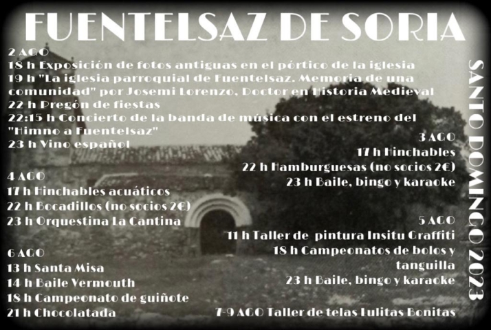 Fuentelsaz comienza sus fiestas con el estreno de un himno muy especial | Imagen 1