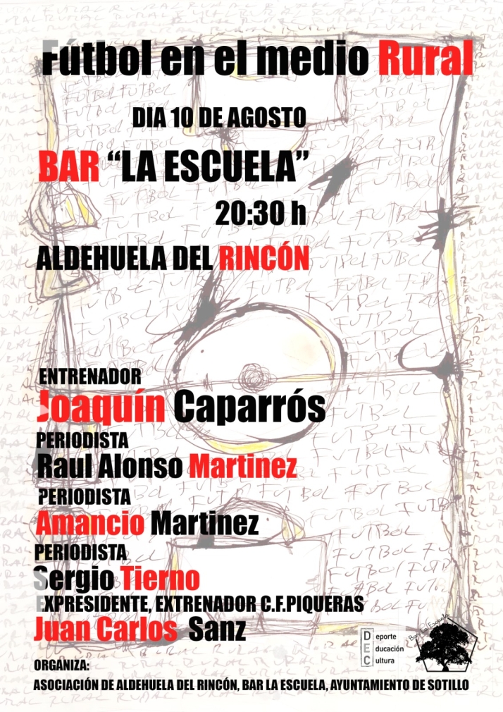 Joaqu&iacute;n Caparr&oacute;s regresa a Soria para analizar el f&uacute;tbol en el medio rural | Imagen 1