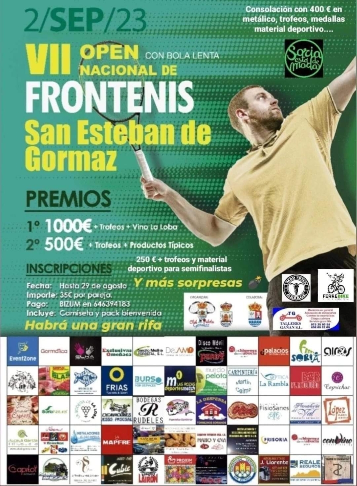El VII Open de Frontenis de San Esteban, pendiente del cielo, batir&aacute; r&eacute;cords de participaci&oacute;n | Imagen 1