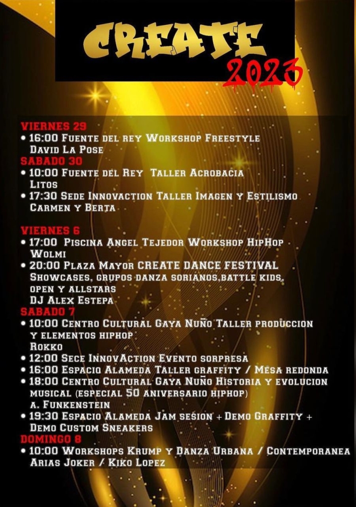 Create Festival volver&aacute; a convertir a Soria en el epicentro nacional de la danza urbana | Imagen 1