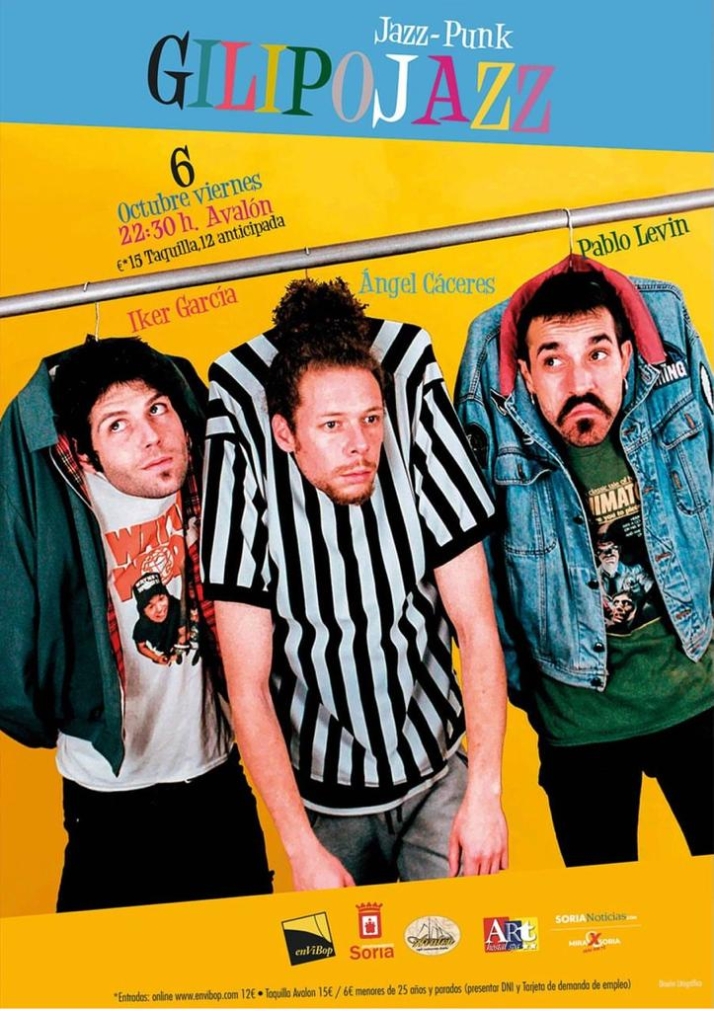 Gilipojazz, una mezcla rompedora de m&uacute;sica y humor que aterriza en el Aval&oacute;n de Soria | Imagen 1