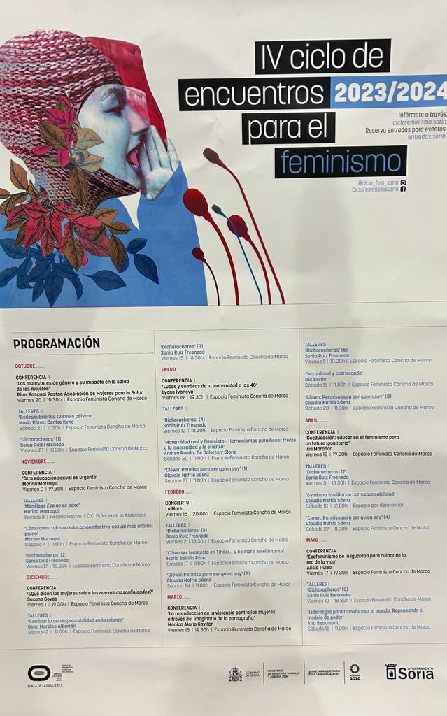 &lsquo;&iquest;C&oacute;mo ser feminista en Tinder?&rsquo; o &lsquo;Ecofeminismo&rsquo;, novedades del Ayuntamiento para su nuevo Ciclo | Imagen 1