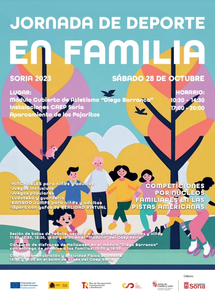 Soria se prepara para una Jornada de Deporte en Familia: Juegos inclusivos, iSports o Kangoo Jump | Imagen 1