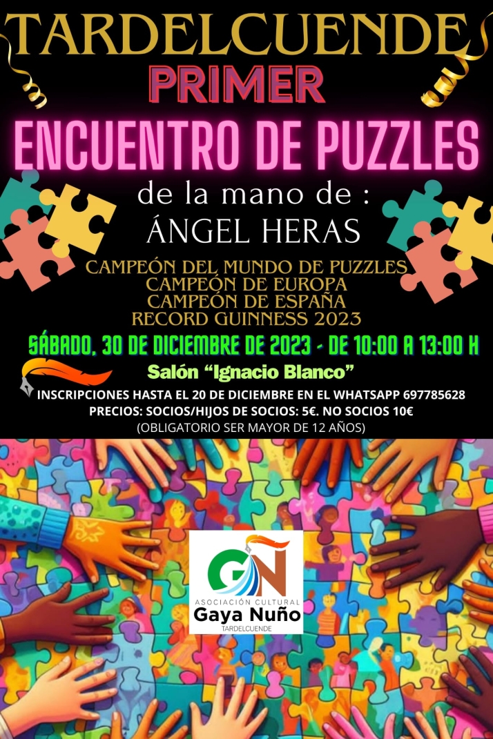 Tardelcuende encaja las piezas con su I Encuentro de Puzzles | Imagen 1