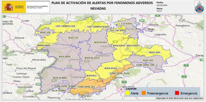 Desactivada la alerta amarilla por nieve en la Meseta y el Sistema Central soriano | Imagen 1