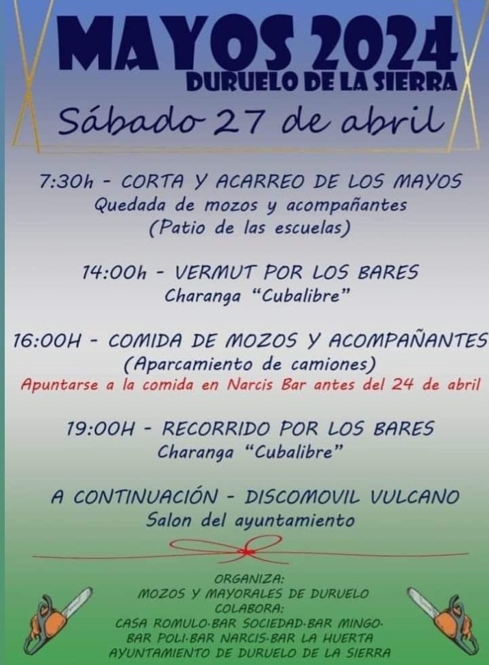Este s&aacute;bado, d&iacute;a de los Mayos en Duruelo | Imagen 1