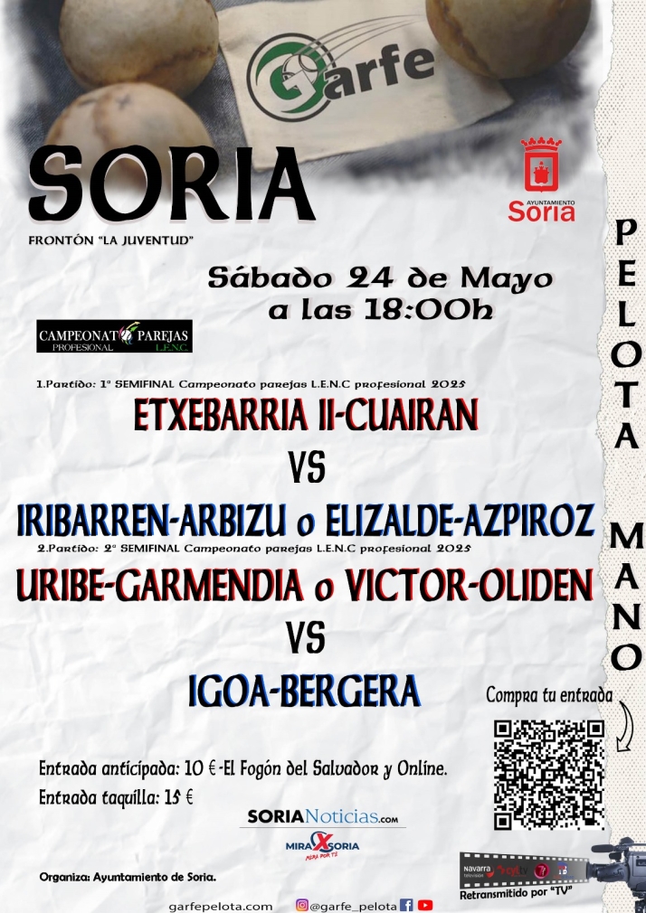 Las semifinales del Campeonato LENC de pelota mano llegan a Soria | Imagen 1