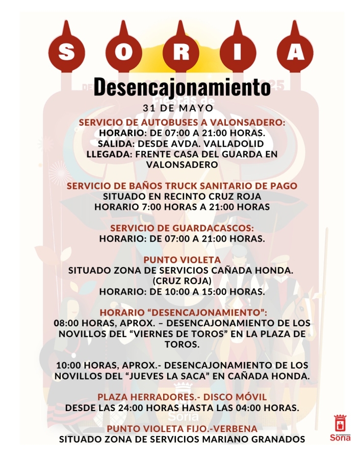 Todo lo que necesitas saber para el Desencajonamiento 2025: autobuses, horarios, verbena&hellip; | Imagen 1