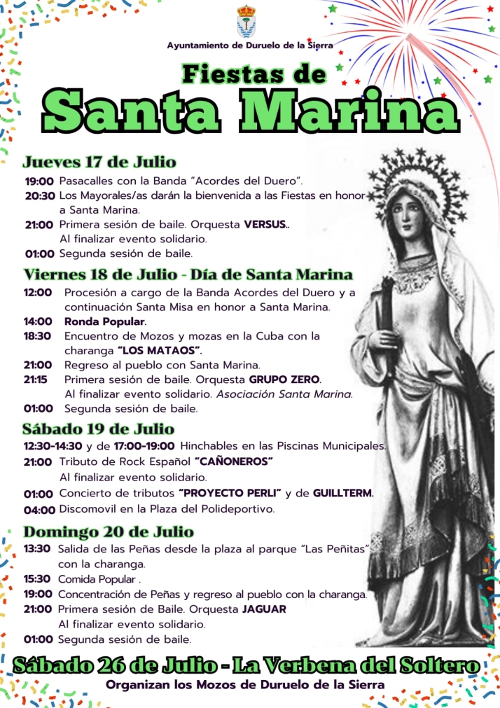 Cinco d&iacute;as de verbenas, devoci&oacute;n y tradici&oacute;n: Duruelo se prepara para honrar a Santa Marina | Imagen 1