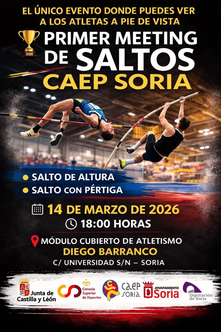 El CAEP acoge el primer &lsquo;Meeting de Saltos&rsquo; de Soria | Imagen 1