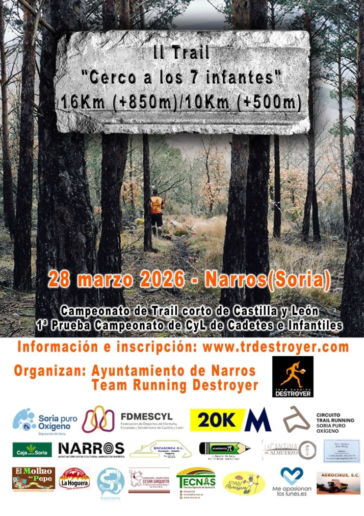&Uacute;ltimos d&iacute;as para inscribirse en el II Trail &lsquo;Cerco a los 7 Infantes&rsquo; | Imagen 1