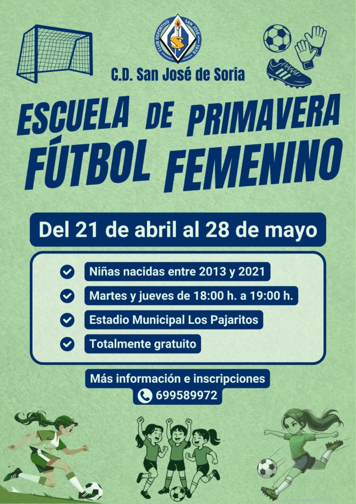 El San Jos&eacute; lanza una nueva edici&oacute;n de su escuela de f&uacute;tbol base femenino para ni&ntilde;as de menos de 14 a&ntilde;os | Imagen 1
