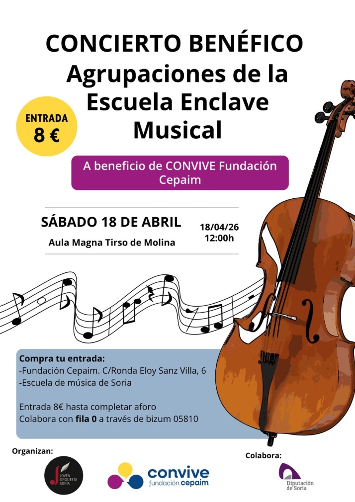 M&uacute;sica y solidaridad se dan la mano a beneficio de la Fundaci&oacute;n Cepaim | Imagen 1