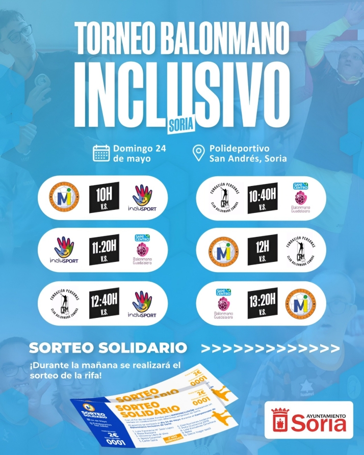 El BM Soria prepara la III edici&oacute;n de su torneo de balonmano inclusivo | Imagen 1