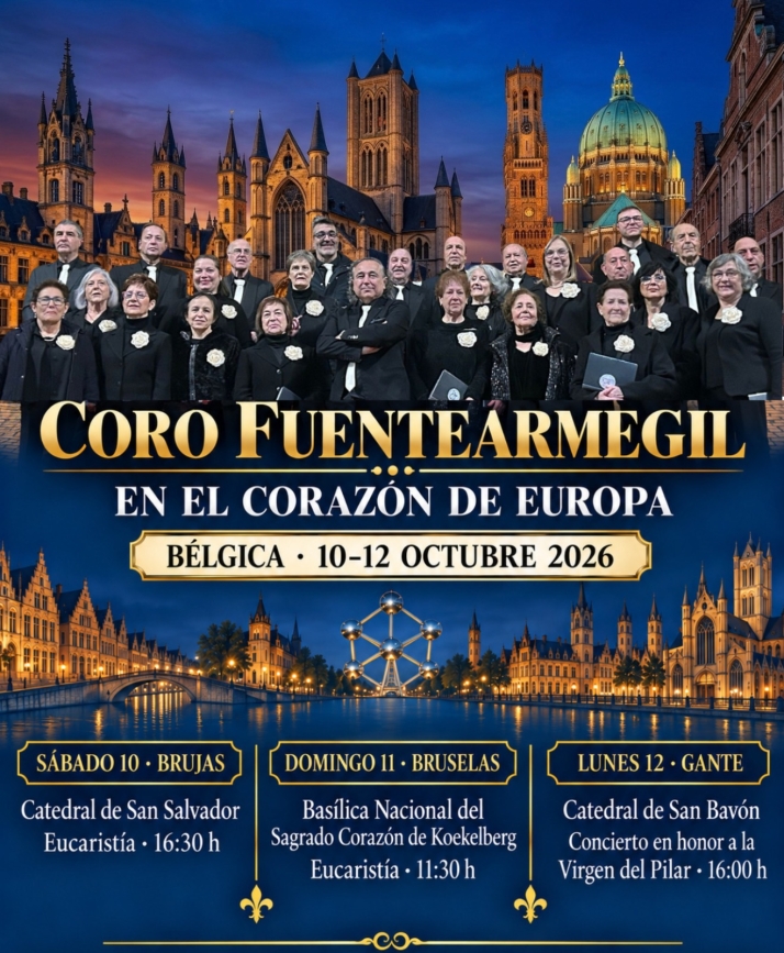El coro de este pueblo soriano de apenas 60 habitantes que pondr&aacute; voz en las catedrales de B&eacute;lgica | Imagen 1
