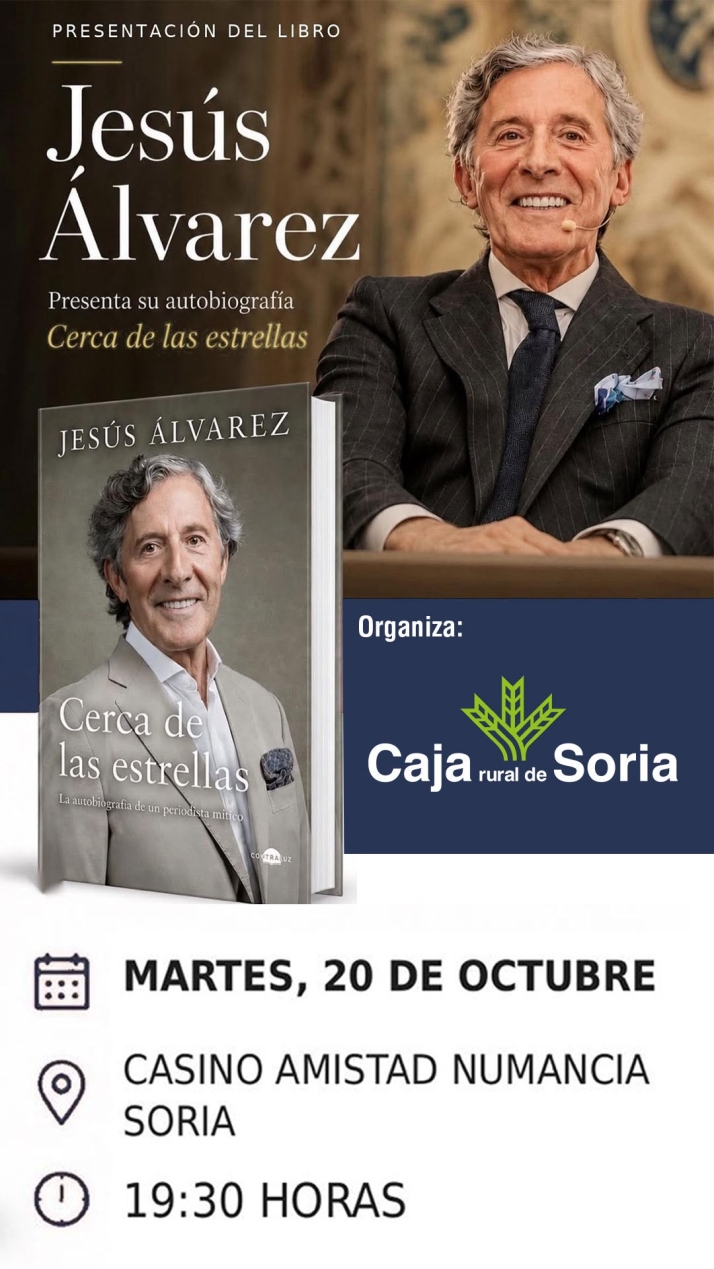 Jes&uacute;s &Aacute;lvarez, uno de los periodistas deportivos m&aacute;s influyentes de las &uacute;ltimas d&eacute;cadas llega a Soria | Imagen 1