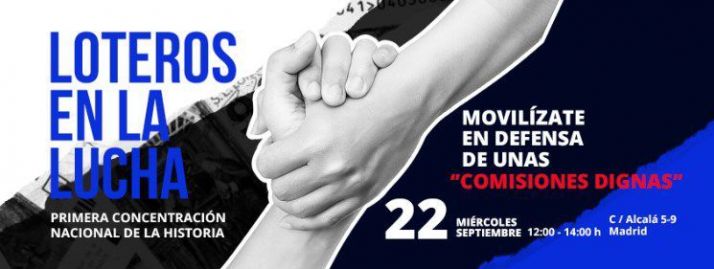 Los loteros, en pie de guerra, se manifestar&aacute;n en Madrid por "recuperar la dignidad" | Imagen 1