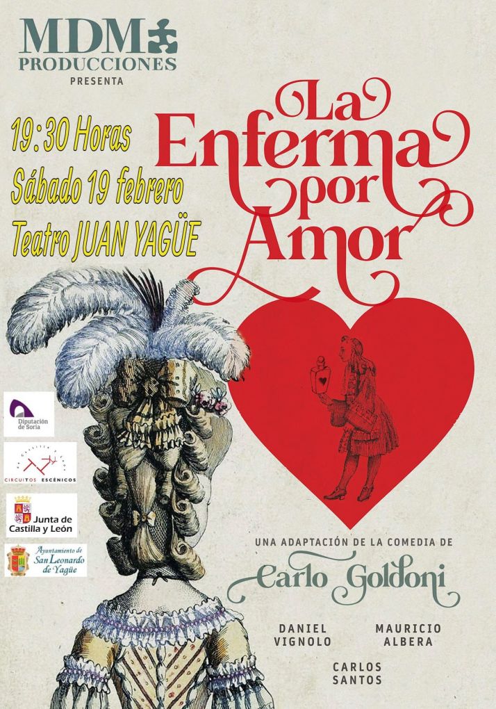 'La enferma por amor', teatro este s&aacute;bado en San Leonardo | Imagen 1