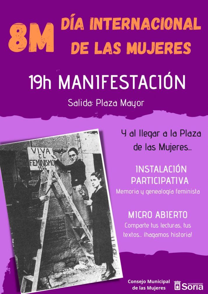 Soria volver&aacute; a "gritar alto y fuerte" para "cambiar el mundo" este 8M | Imagen 1