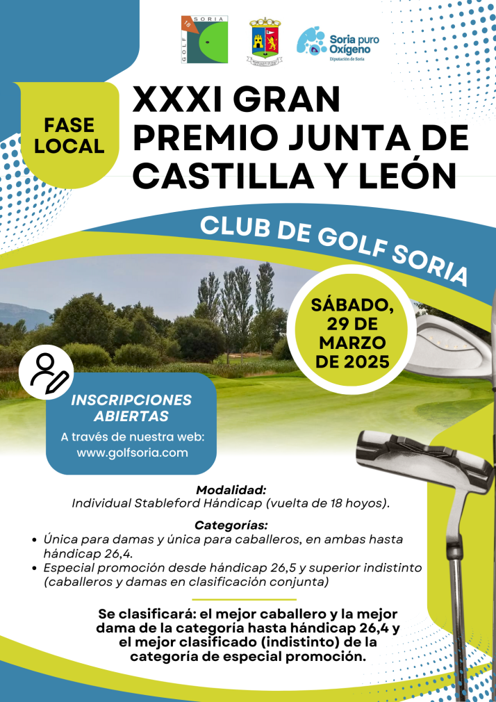 Abren las inscripciones para el Gran Premio Junta de Castilla y Le&oacute;n de golf | Imagen 1