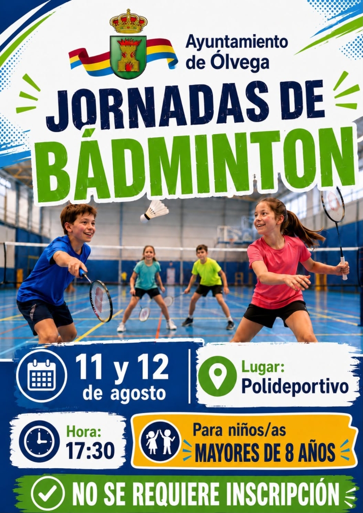 F&uacute;tbol y b&aacute;dminton para disfrutar del verano en &Oacute;lvega | Imagen 1