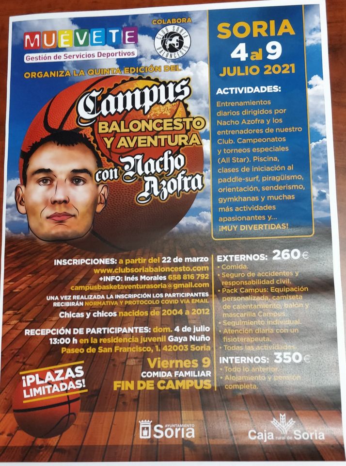 Vuelve el Campus de Baloncesto en Soria con Nacho Azofra | Imagen 1