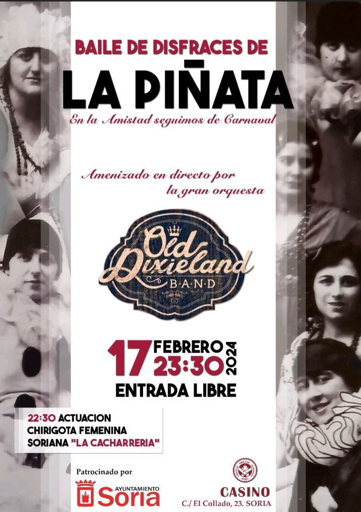 El s&aacute;bado, baile de La Pi&ntilde;ata en el Casino | Imagen 1