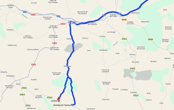 &iquest;Cu&aacute;l es el pueblo que est&aacute; m&aacute;s lejos, en km y en tiempo, de Soria capital? | Imagen 2