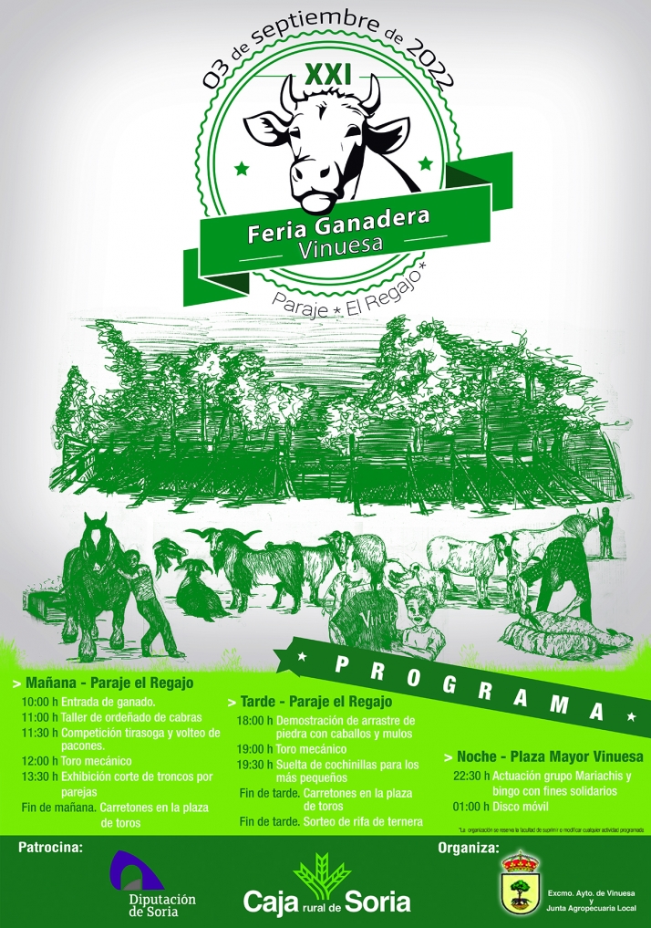 Vinuesa presume de m&uacute;sculo con una Feria Ganadera que espera una revoluci&oacute;n para 2023 | Imagen 1