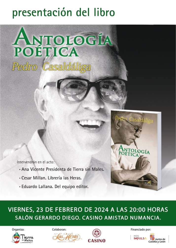 Tierra sin Males presenta este viernes la antolog&iacute;a po&eacute;tica de Pedro Casald&aacute;liga | Imagen 1