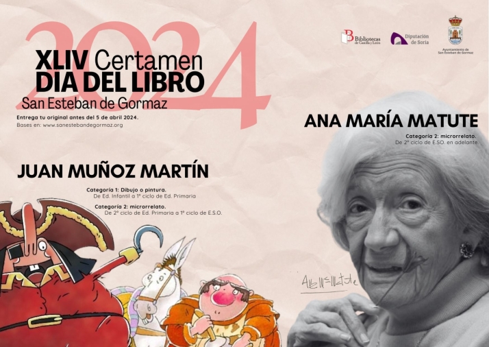 El D&iacute;a del libro en San Esteban recordar&aacute; a Juan Mu&ntilde;oz Mart&iacute;n y Ana Mar&iacute;a Matute | Imagen 1