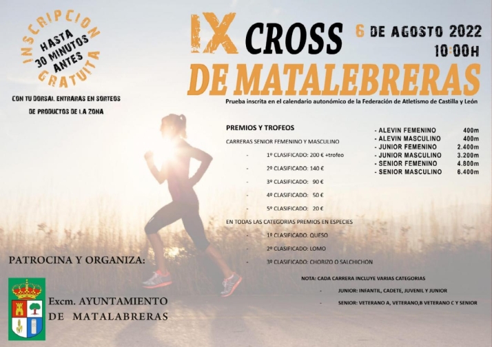 El atletismo se hace con Soria: Cross en Abejar y Matalebreras y Carrera Popular &lsquo;Ferm&iacute;n Cacho&rsquo; en &Aacute;greda | Imagen 1