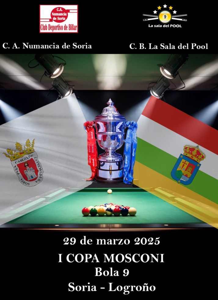 La Copa Mosconi de pool se juega en Soria | Imagen 1