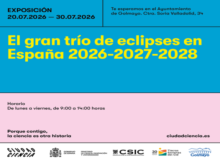 Golmayo, punto de partida nacional de la exposici&oacute;n sobre el &lsquo;Gran tr&iacute;o de eclipses&rsquo; del CSIC | Imagen 1