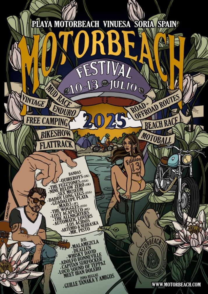 Vinuesa acoger&aacute; por cuarto a&ntilde;o el festival 'Motorbeach' del 10 al 13 de julio de 2025 | Imagen 1