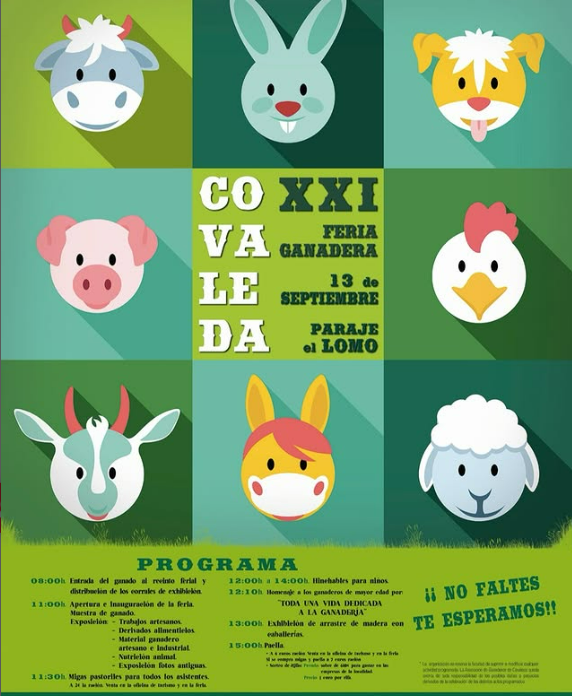 Programa completo de la XXI Feria Ganadera de Covaleda: exhibiciones, muestra de ganado, migas pastoriles e hinchables | Imagen 1