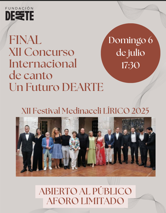 Referentes del mundo l&iacute;rico decidir&aacute;n la gran final del XII Concurso Internacional de Canto 'Un Futuro DEaRTE' | Imagen 1