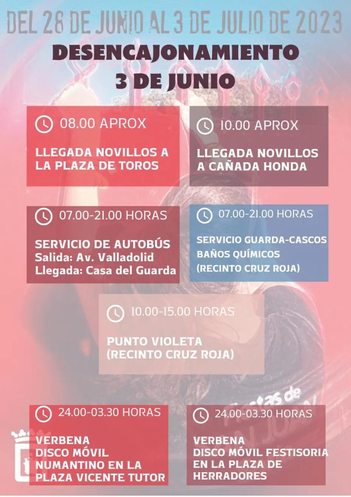 Gu&iacute;a r&aacute;pida para celebrar el Desencajonamiento 2023: Horarios de actos, de autobuses, novedades y el tiempo | Imagen 1