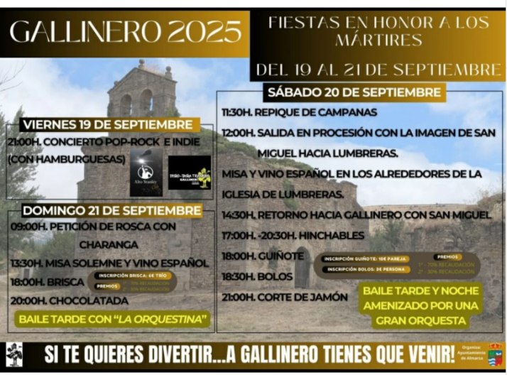 Gallinero se prepara para celebrar su fiesta de Los M&aacute;rtires 2025 | Imagen 1