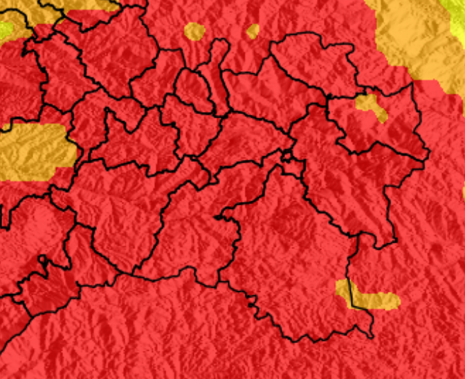 En im&aacute;genes: Esta es la evoluci&oacute;n del riesgo de incendios en la provincia durante los pr&oacute;ximos d&iacute;as | Imagen 6