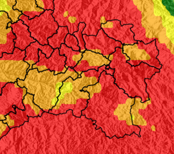 En im&aacute;genes: Esta es la evoluci&oacute;n del riesgo de incendios en la provincia durante los pr&oacute;ximos d&iacute;as | Imagen 5
