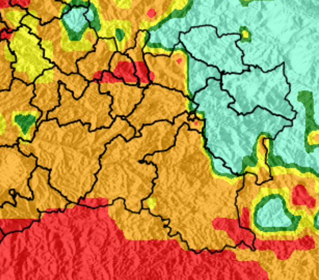 En im&aacute;genes: Esta es la evoluci&oacute;n del riesgo de incendios en la provincia durante los pr&oacute;ximos d&iacute;as | Imagen 7