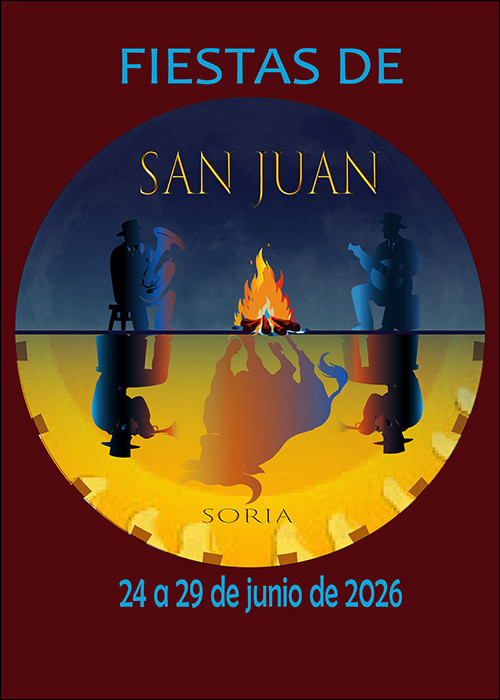 Los detalles m&aacute;s surrealistas de los carteles de San Juan: Del pa&ntilde;uelo rojo de Pamplona, al samur&aacute;i negro o el pastor del bel&eacute;n | Imagen 7