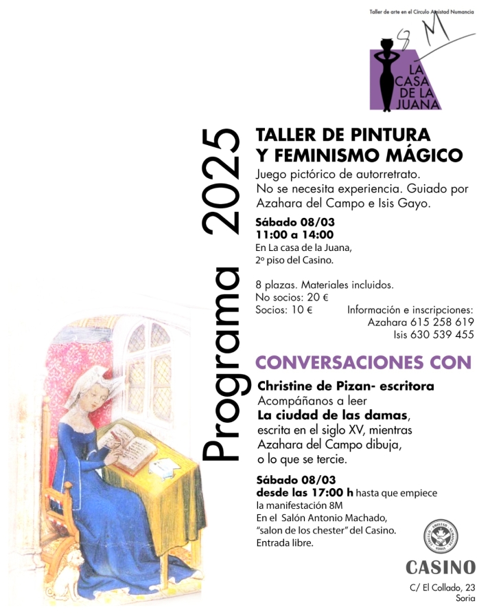 La Casa de La Juana organiza varias actividades por el 8M | Imagen 1